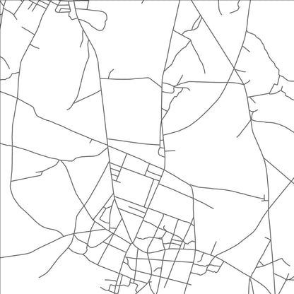 ROAD MAP OF KINKINHOUE, BENIN BY MAPBAKES