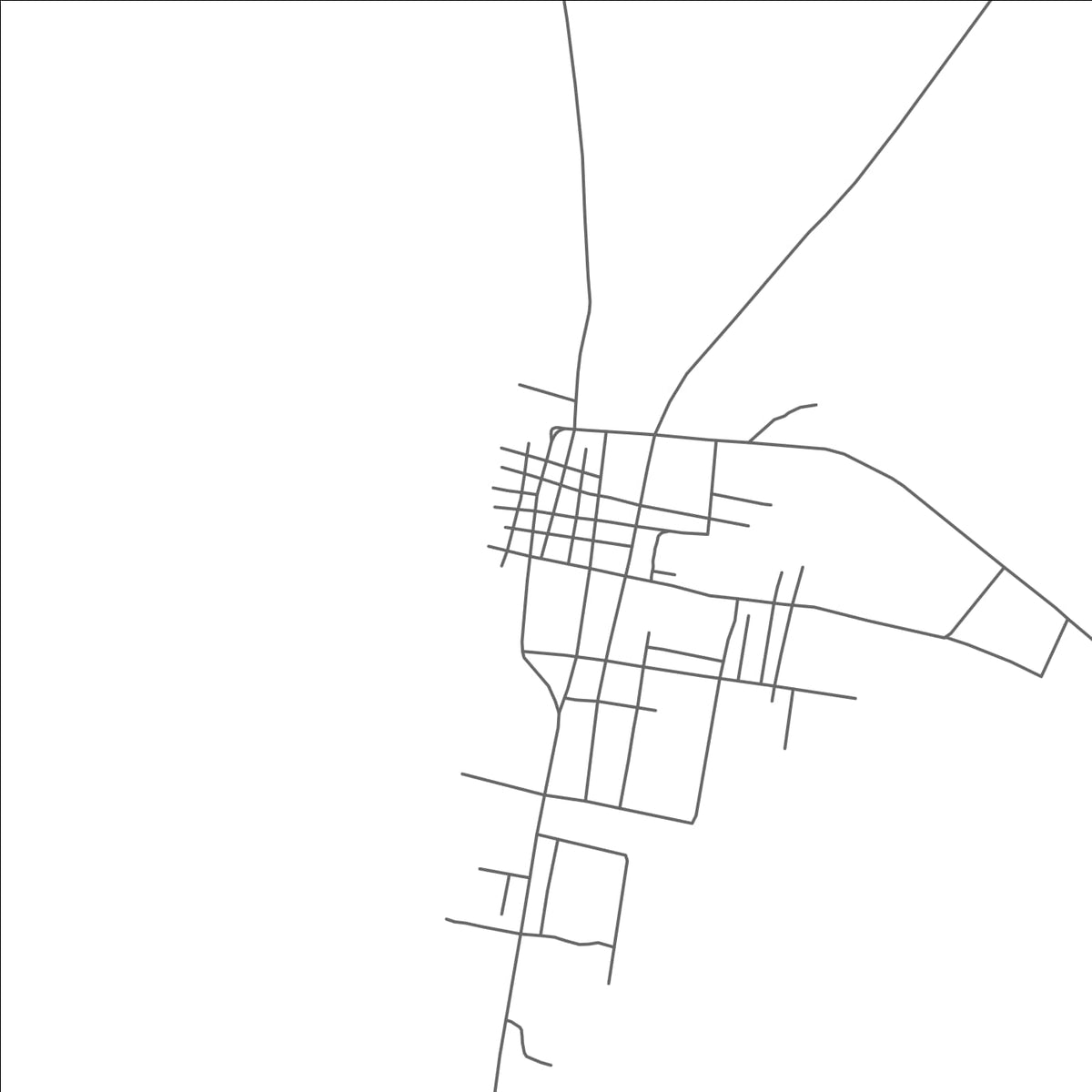 ROAD MAP OF KOUANDE, BENIN BY MAPBAKES