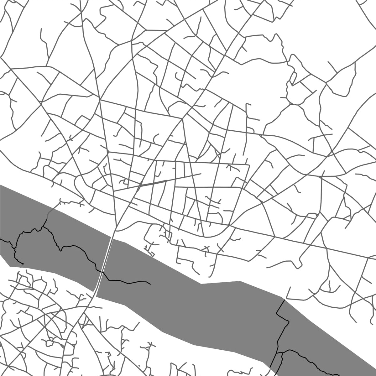 ROAD MAP OF KOUTI, BENIN BY MAPBAKES