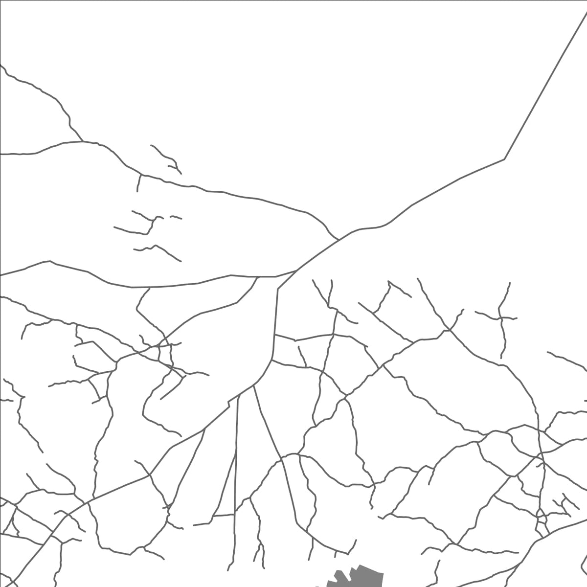 ROAD MAP OF KPOBA, BENIN BY MAPBAKES