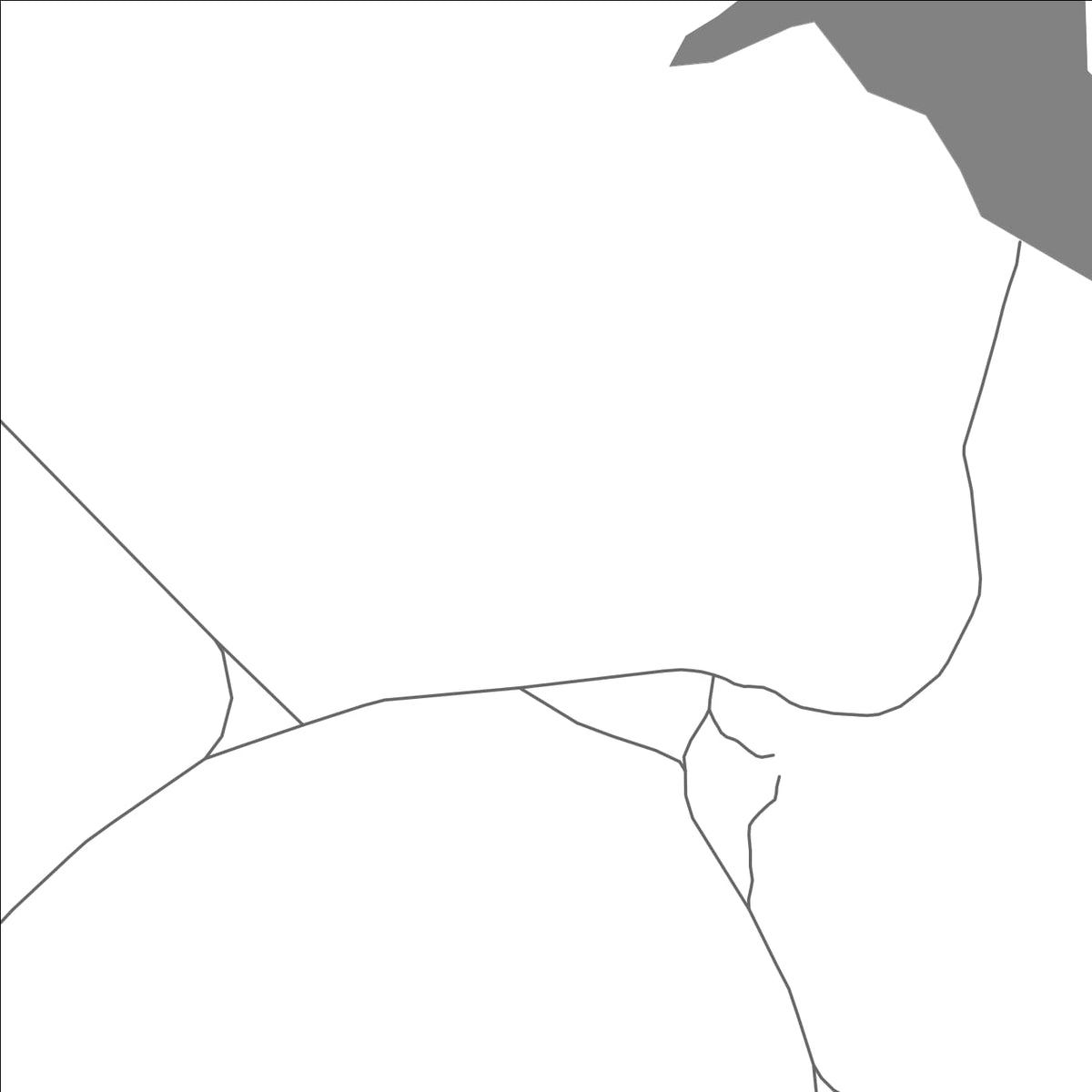 ROAD MAP OF KPOME, BENIN BY MAPBAKES