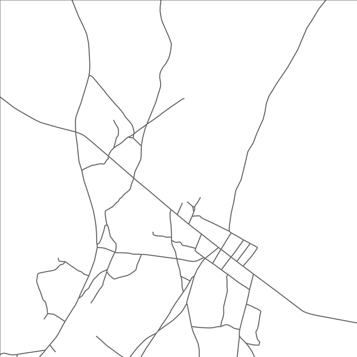 ROAD MAP OF LOBOGO, BENIN BY MAPBAKES
