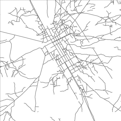 ROAD MAP OF PABEGOU, BENIN BY MAPBAKES