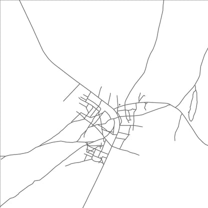 ROAD MAP OF TOUKOUNTOUNA, BENIN BY MAPBAKES