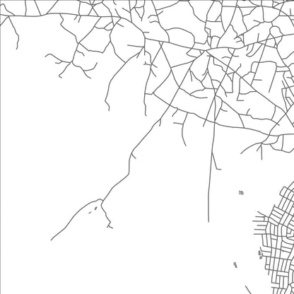ROAD MAP OF VAKON, BENIN BY MAPBAKES