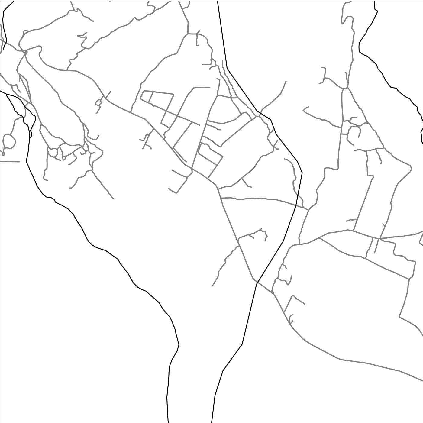 ROAD MAP OF BHURGAON, BHUTAN BY MAPBAKES