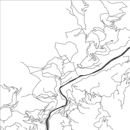 ROAD MAP OF BUMTAKA, BHUTAN BY MAPBAKES