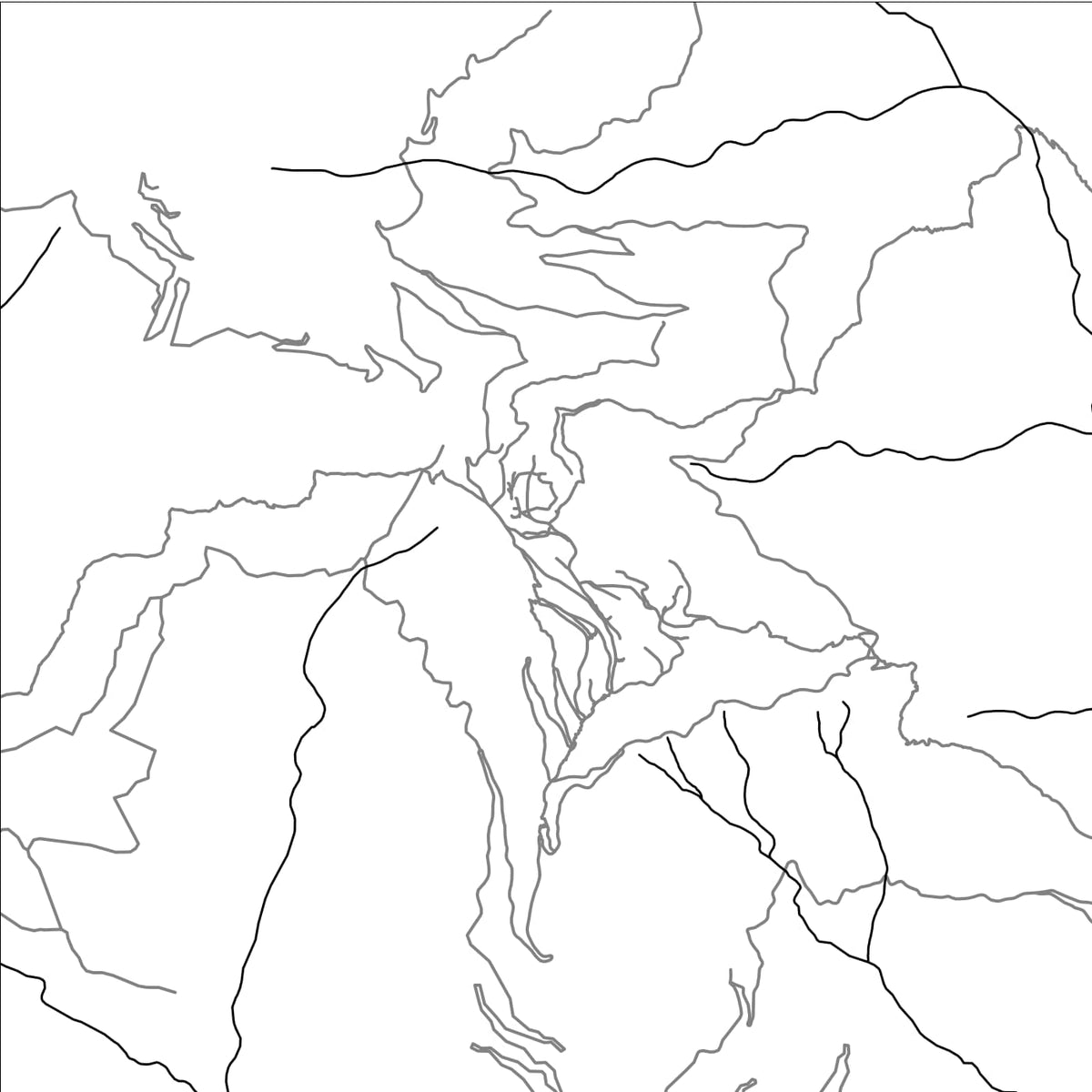 ROAD MAP OF DAMETSI, BHUTAN BY MAPBAKES