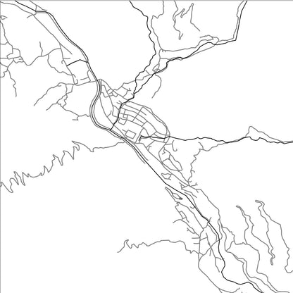 ROAD MAP OF HAA, BHUTAN BY MAPBAKES