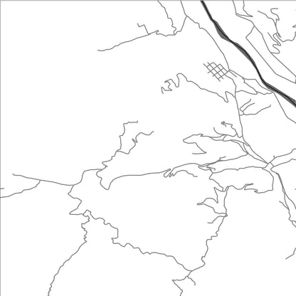 ROAD MAP OF JAKAR, BHUTAN BY MAPBAKES