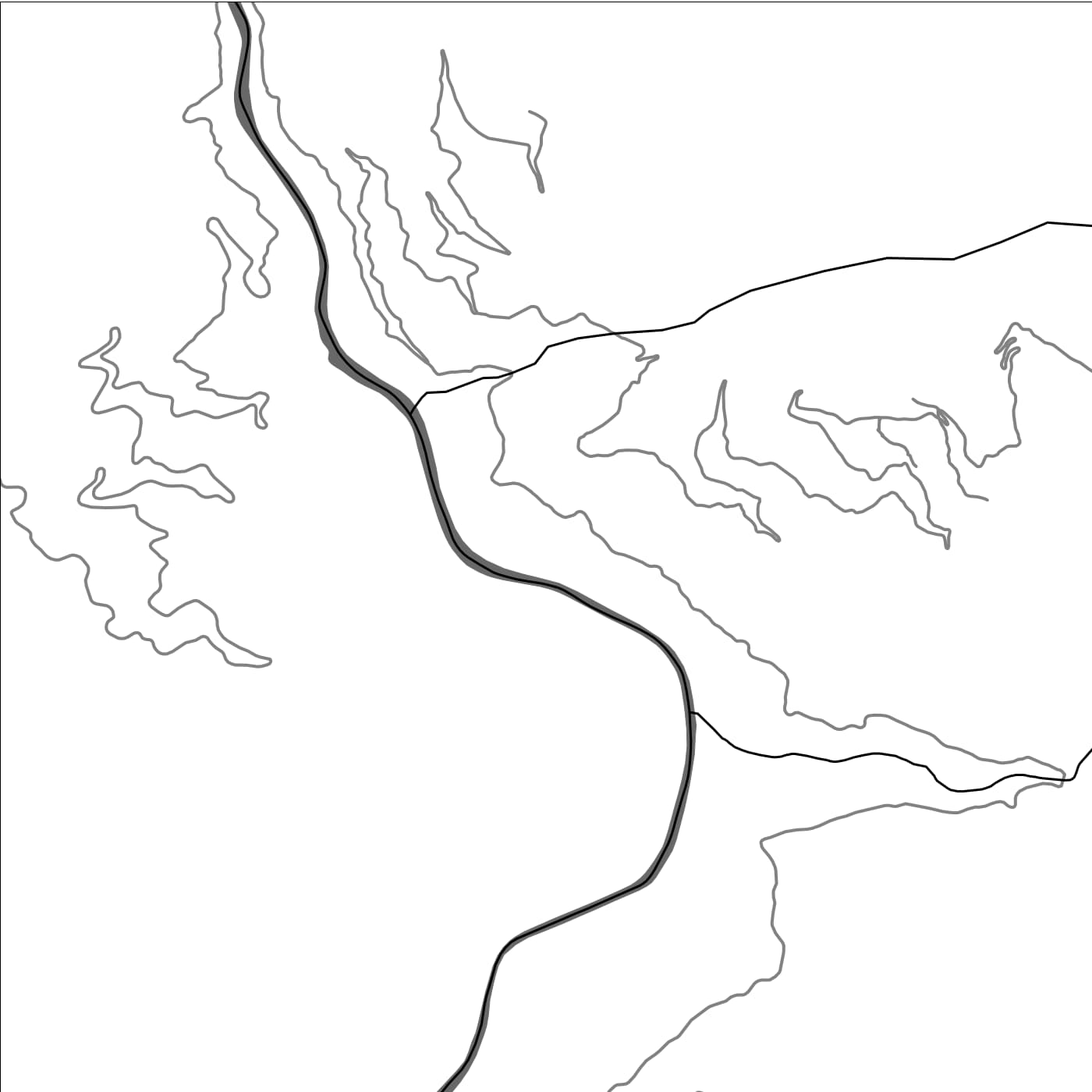 ROAD MAP OF KHITOKHA, BHUTAN BY MAPBAKES