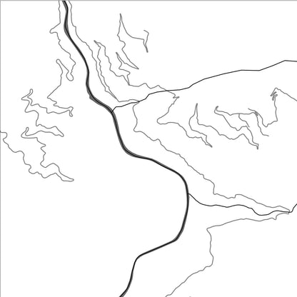 ROAD MAP OF KHITOKHA, BHUTAN BY MAPBAKES