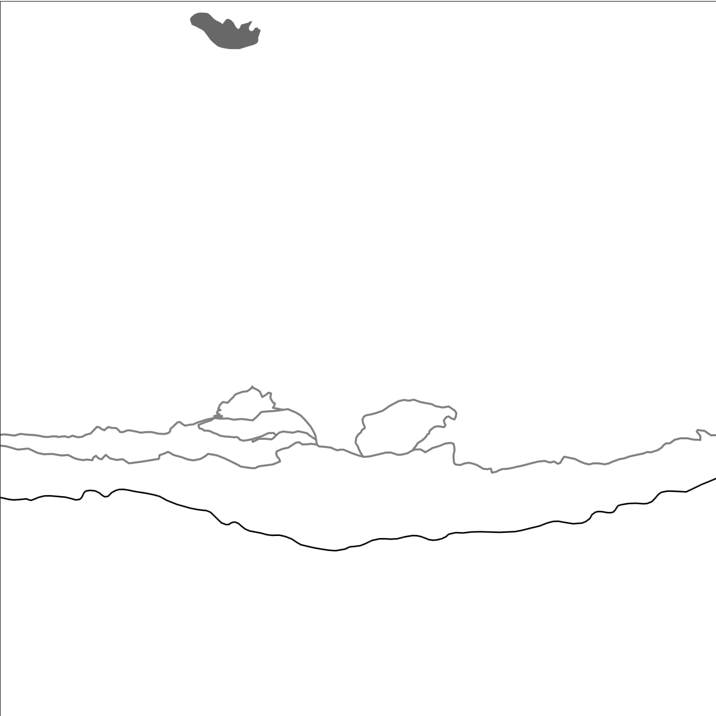 ROAD MAP OF LAYA, BHUTAN BY MAPBAKES