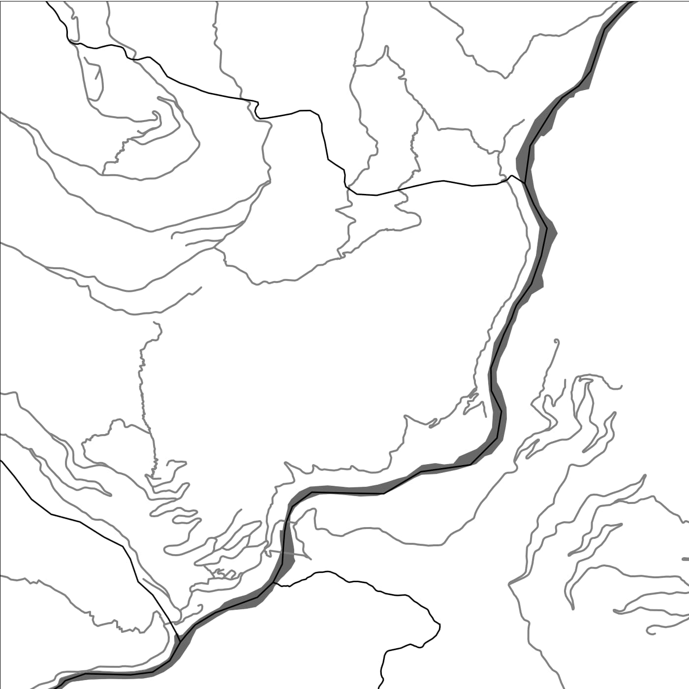 ROAD MAP OF NGALANGKANG, BHUTAN BY MAPBAKES