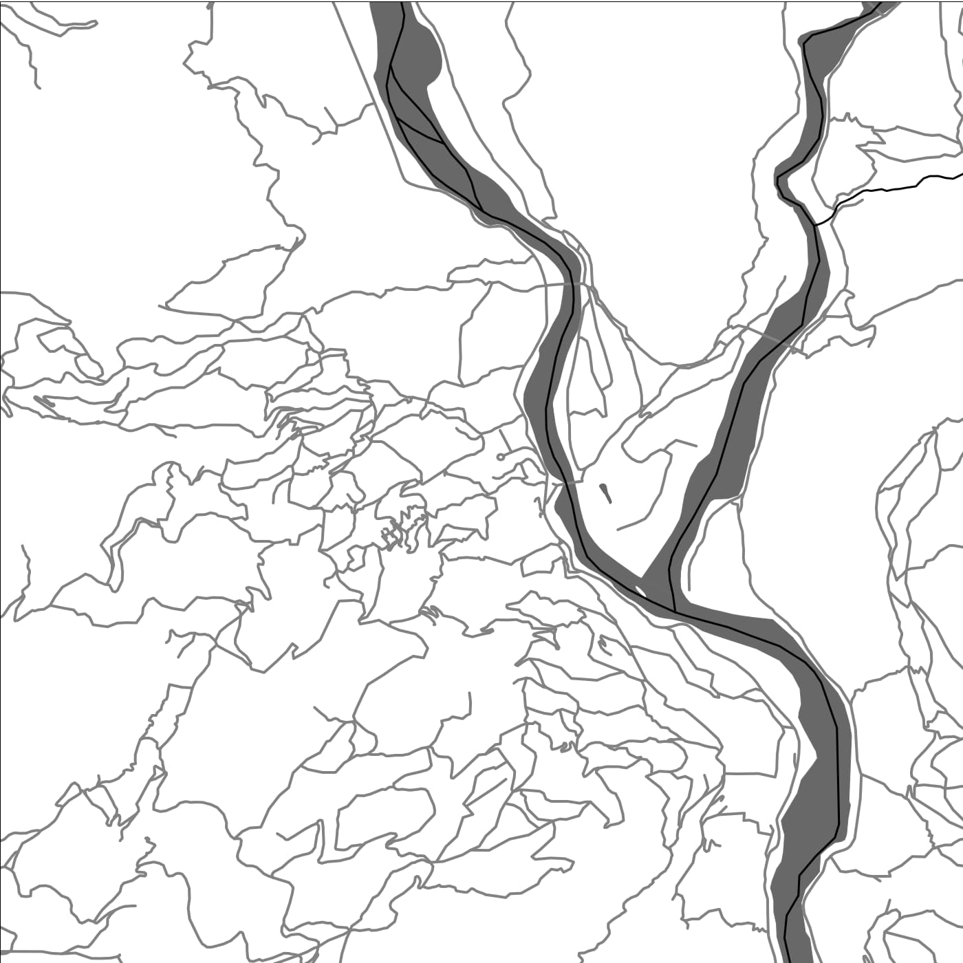 ROAD MAP OF PUNAKHA, BHUTAN BY MAPBAKES