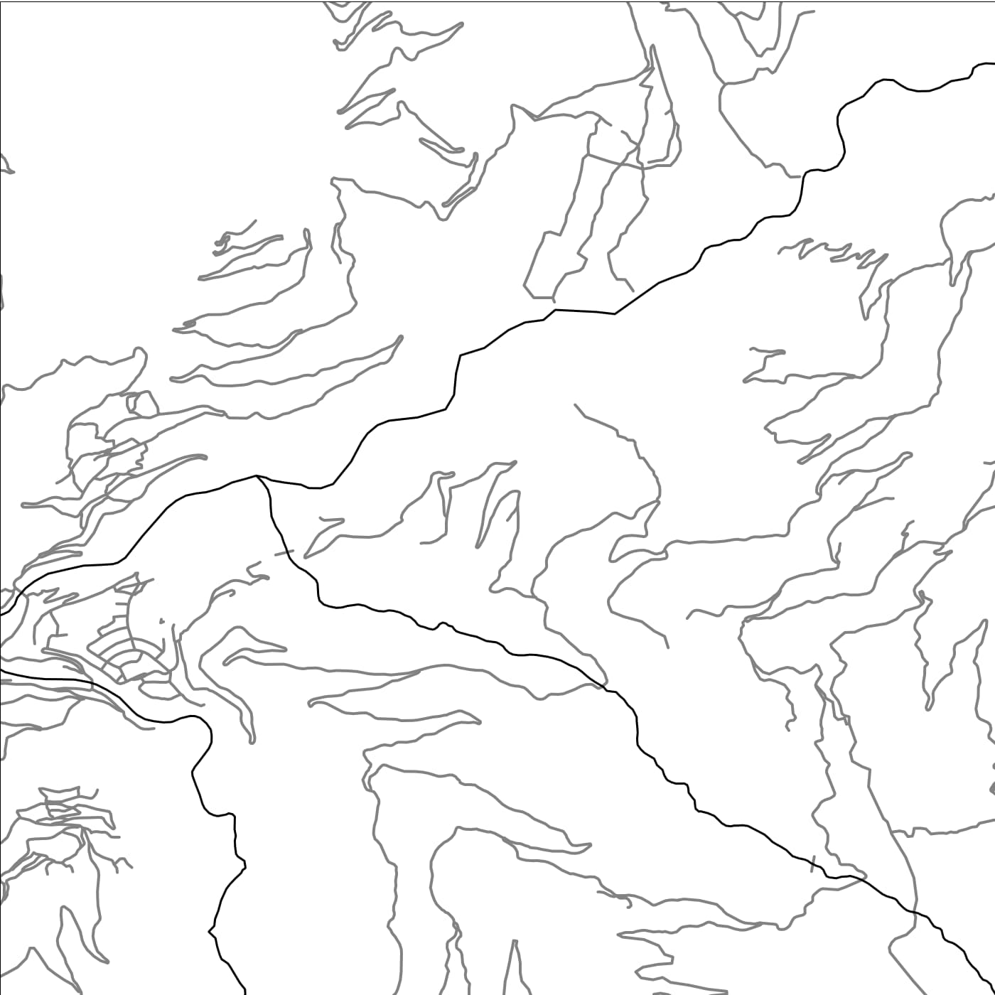 ROAD MAP OF RADI, BHUTAN BY MAPBAKES