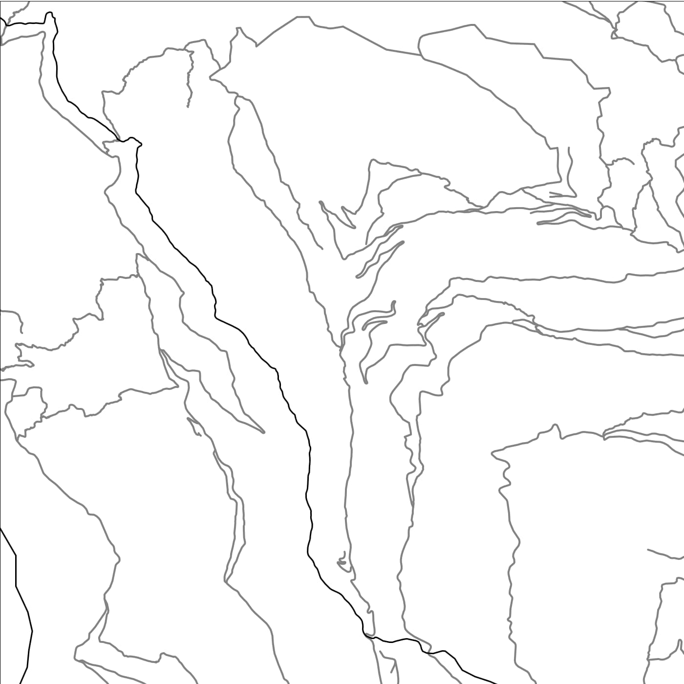 ROAD MAP OF SHALI, BHUTAN BY MAPBAKES