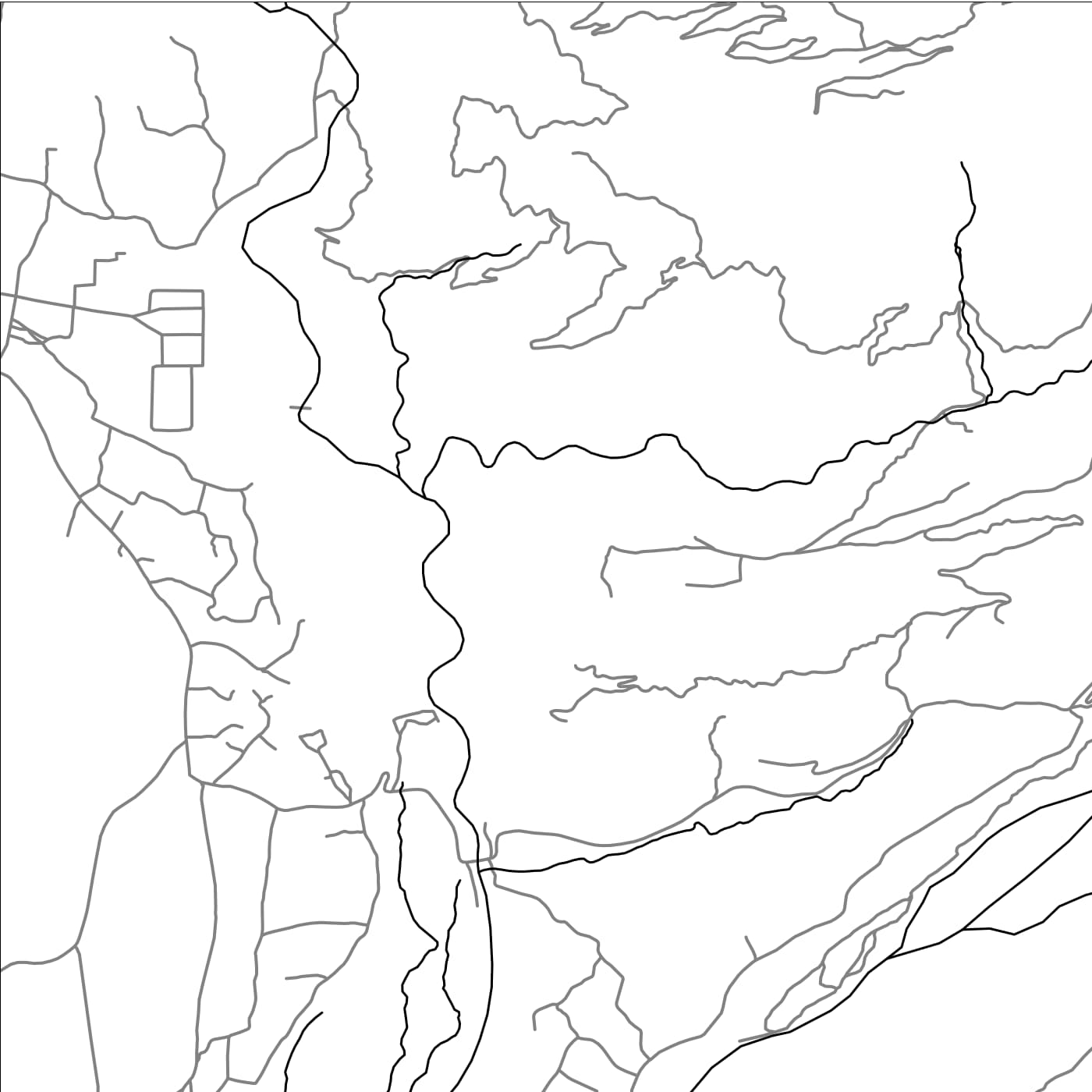 ROAD MAP OF SIBSU, BHUTAN BY MAPBAKES