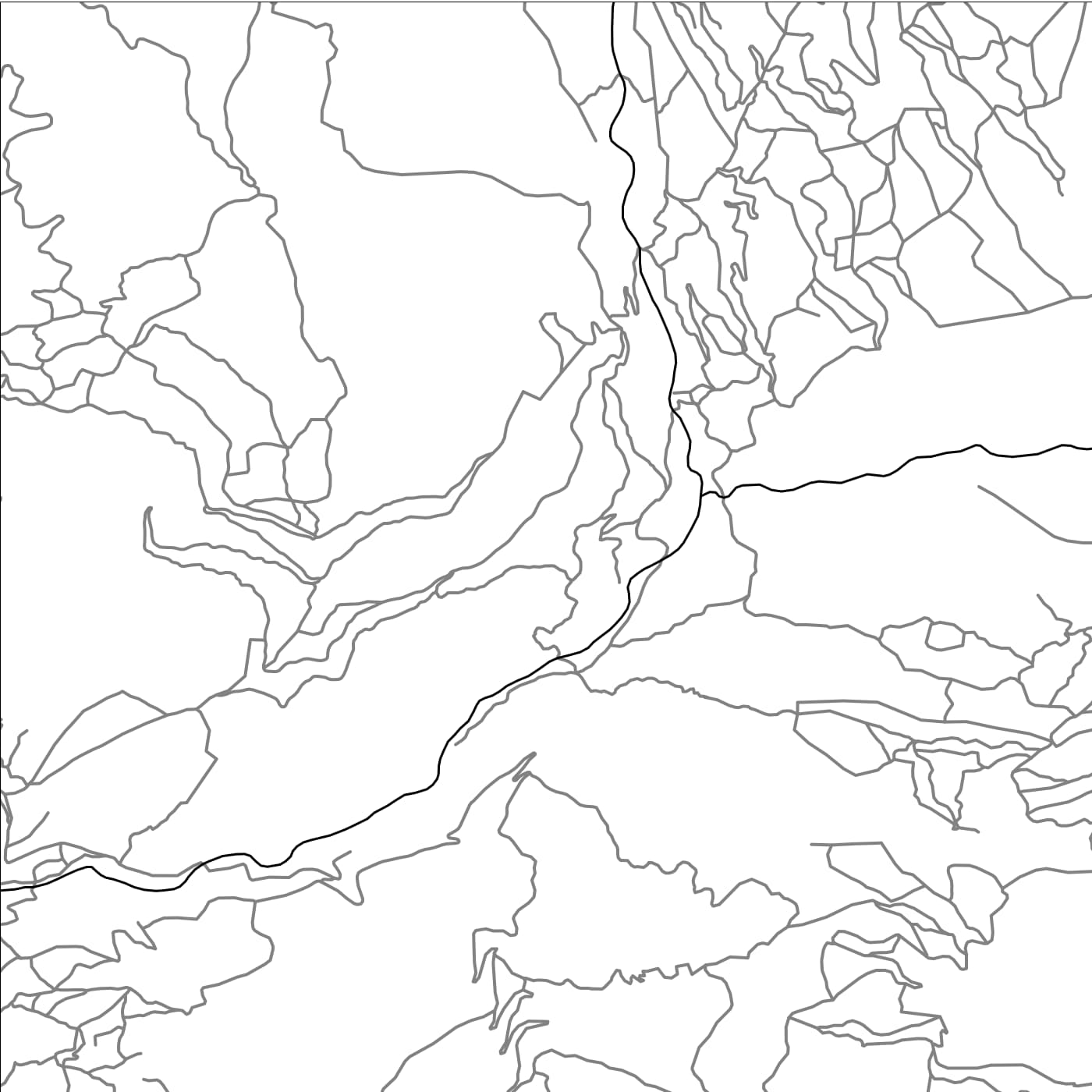 ROAD MAP OF THRIMSHING, BHUTAN BY MAPBAKES