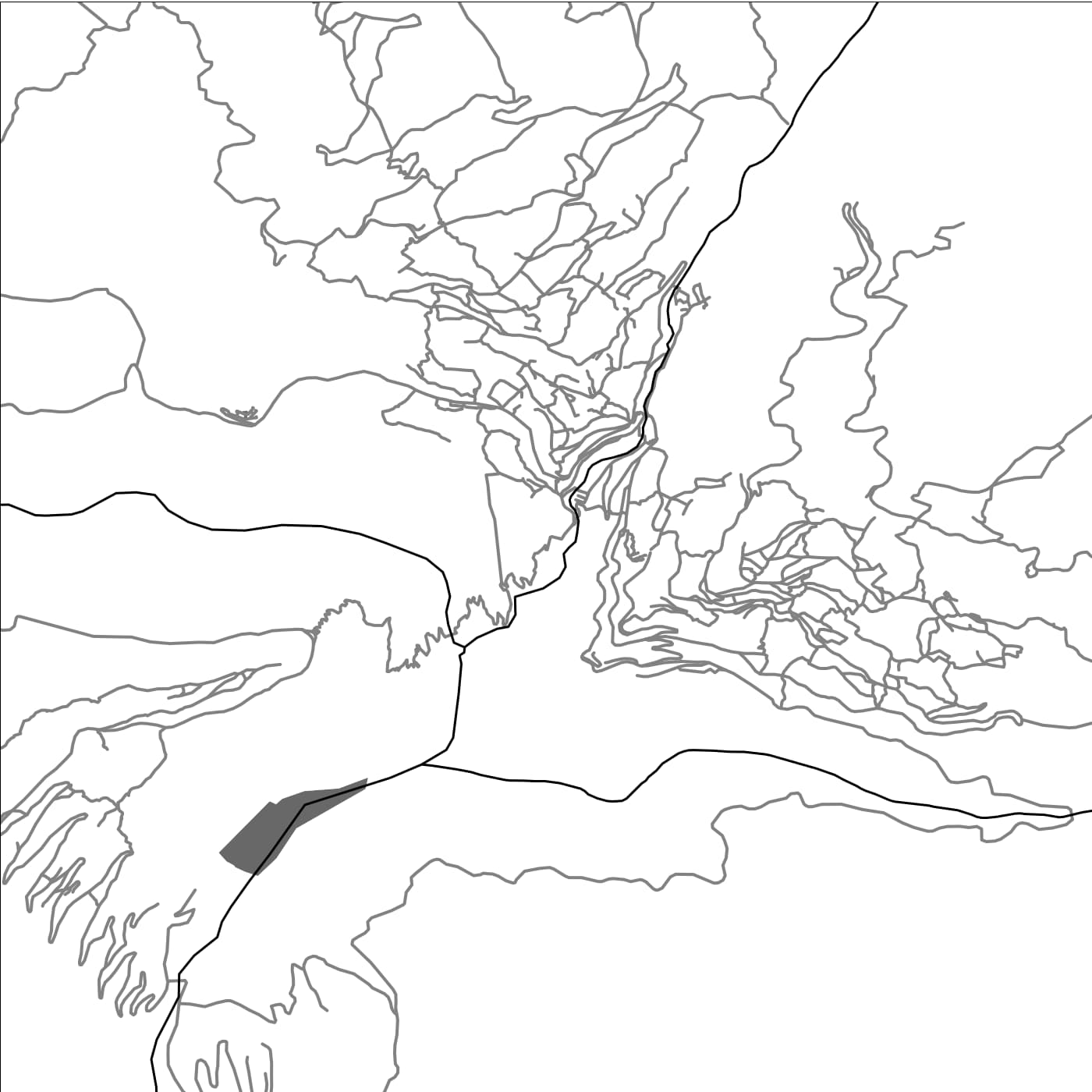 ROAD MAP OF TRONGSA, BHUTAN BY MAPBAKES