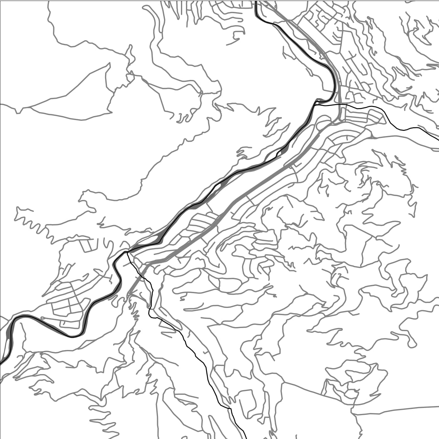 ROAD MAP OF TSHALUNANG, BHUTAN BY MAPBAKES