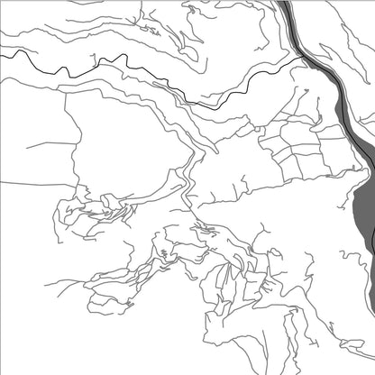 ROAD MAP OF YUWAK, BHUTAN BY MAPBAKES