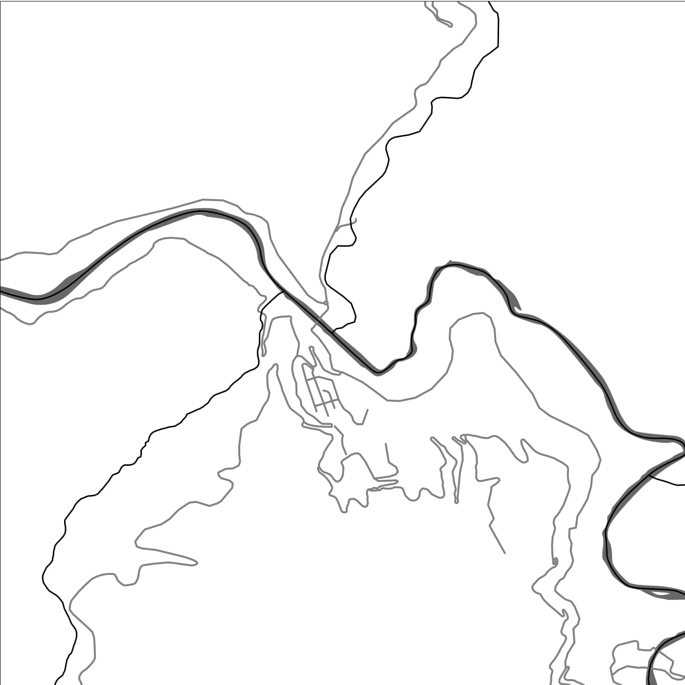 ROAD MAP OF ZARAFI, BHUTAN BY MAPBAKES