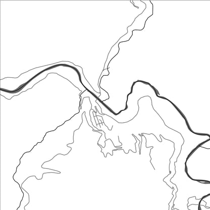 ROAD MAP OF ZARAFI, BHUTAN BY MAPBAKES