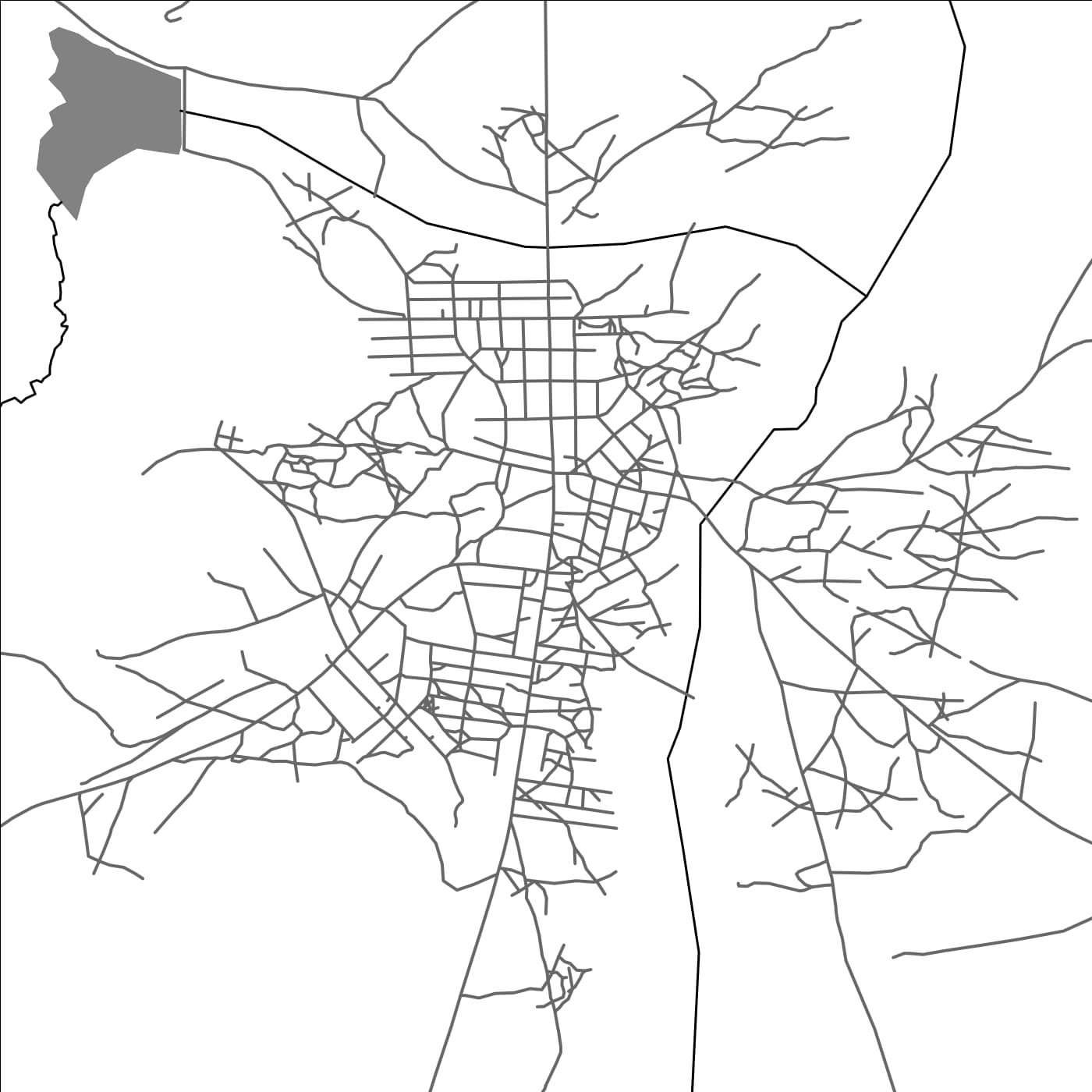 ROAD MAP OF DANO, BURKINA FASO BY MAPBAKES