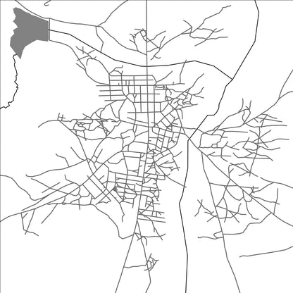 ROAD MAP OF DANO, BURKINA FASO BY MAPBAKES