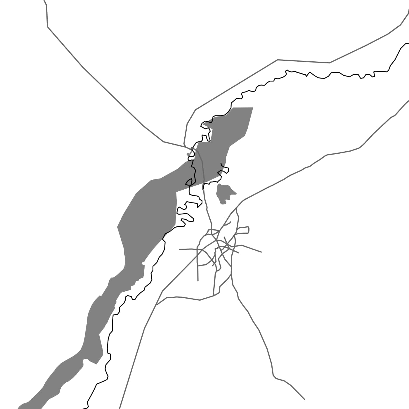 ROAD MAP OF DIARADOUGOU, BURKINA FASO BY MAPBAKES