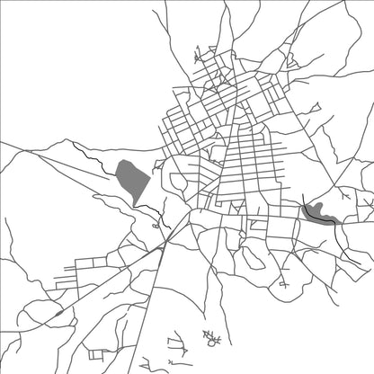 ROAD MAP OF DIEBOUGOU, BURKINA FASO BY MAPBAKES