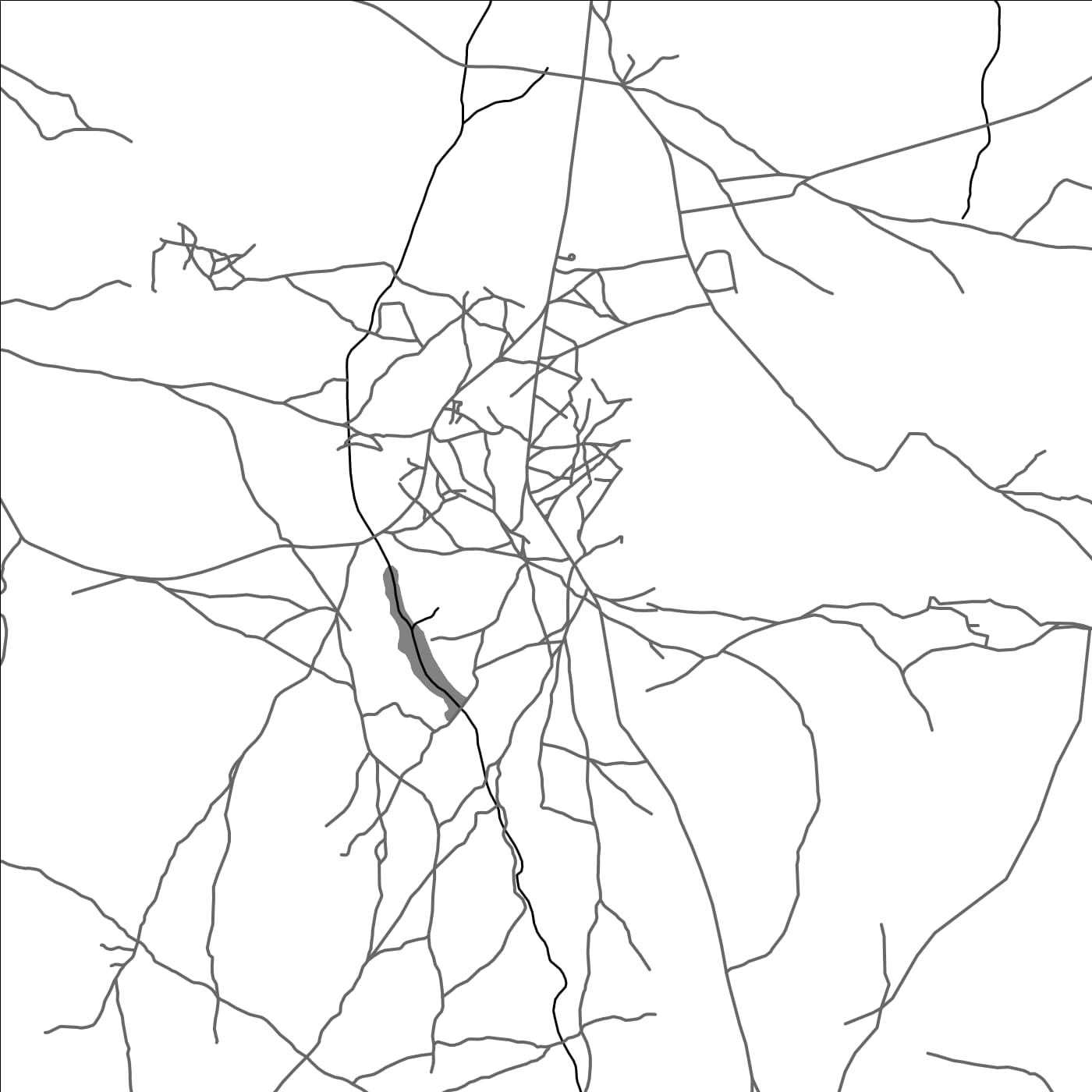 ROAD MAP OF KOMKI IPALA, BURKINA FASO BY MAPBAKES