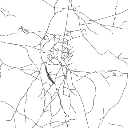 ROAD MAP OF KOMKI IPALA, BURKINA FASO BY MAPBAKES