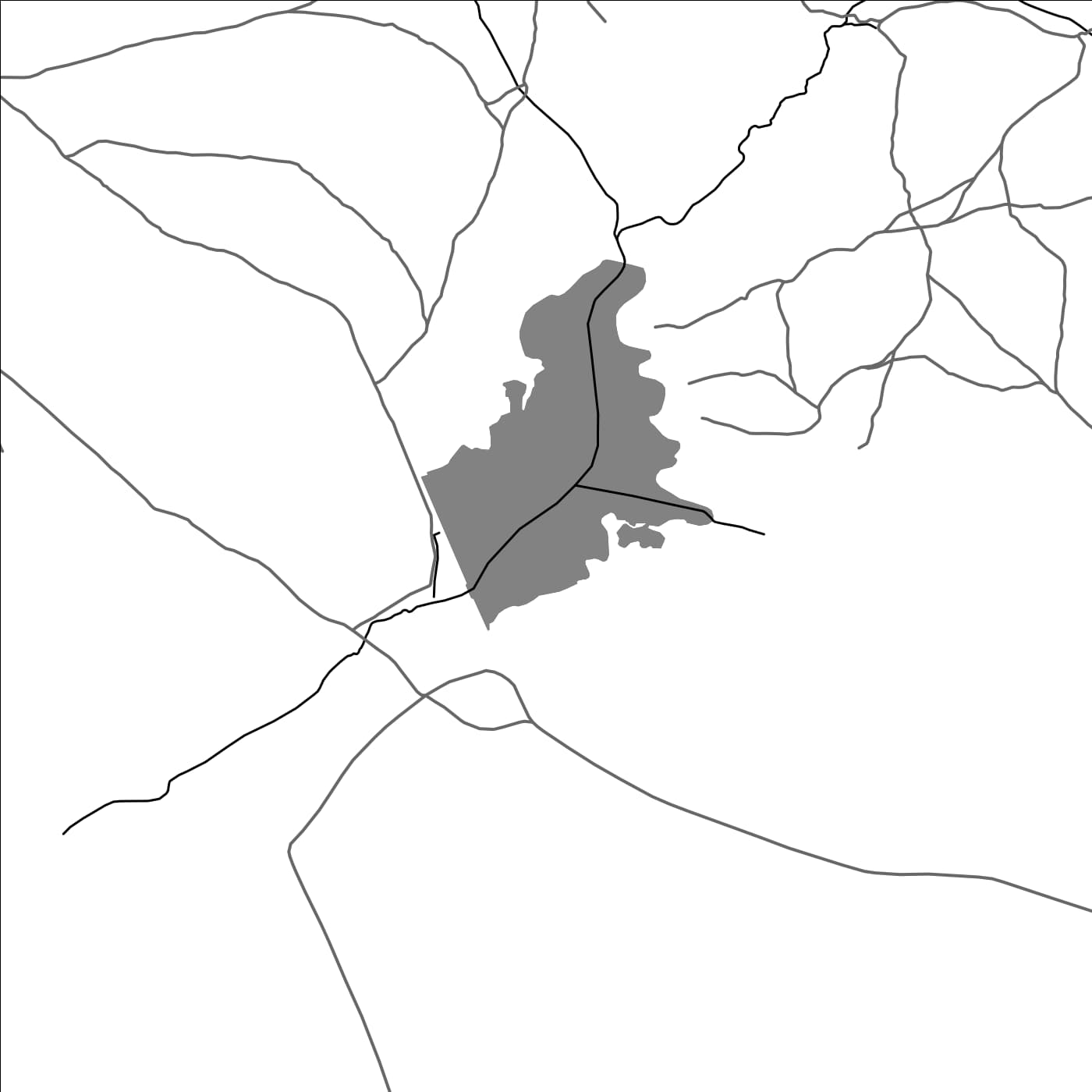 ROAD MAP OF KONKOUISSE, BURKINA FASO BY MAPBAKES