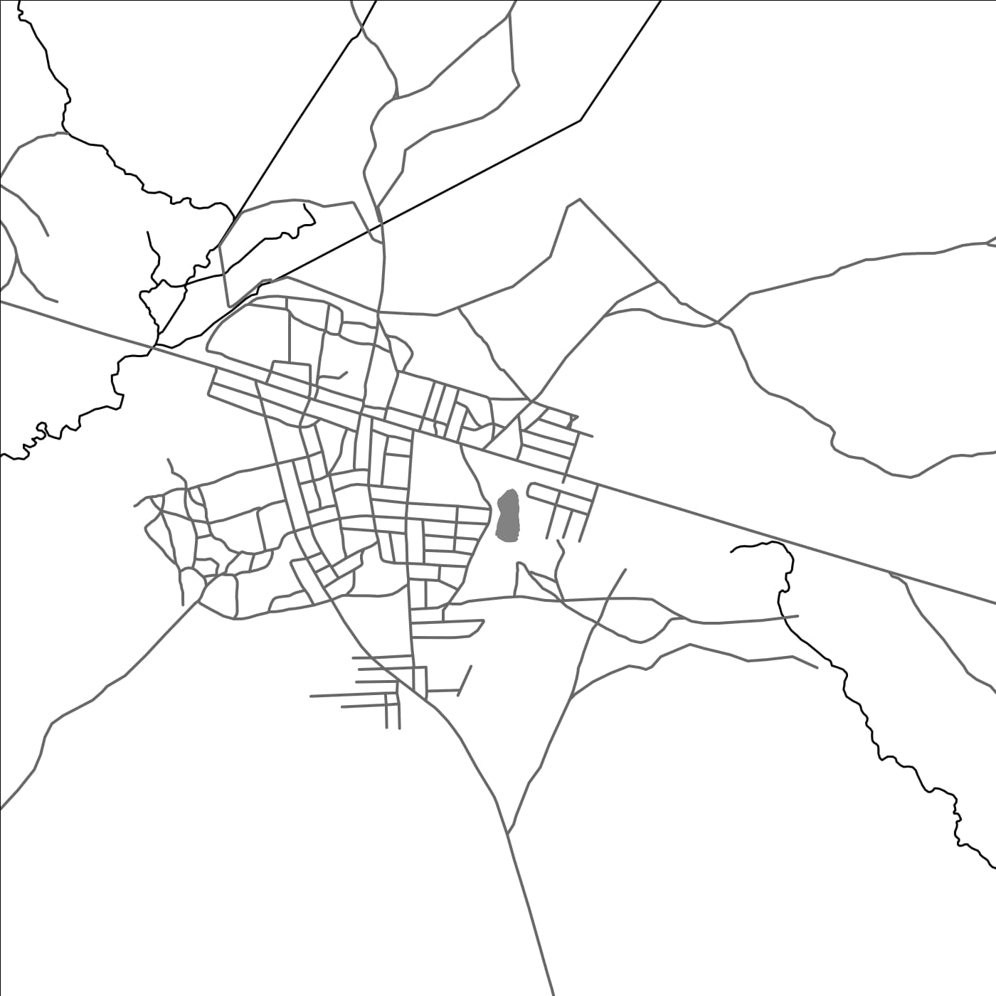 ROAD MAP OF MOGTEDO, BURKINA FASO BY MAPBAKES