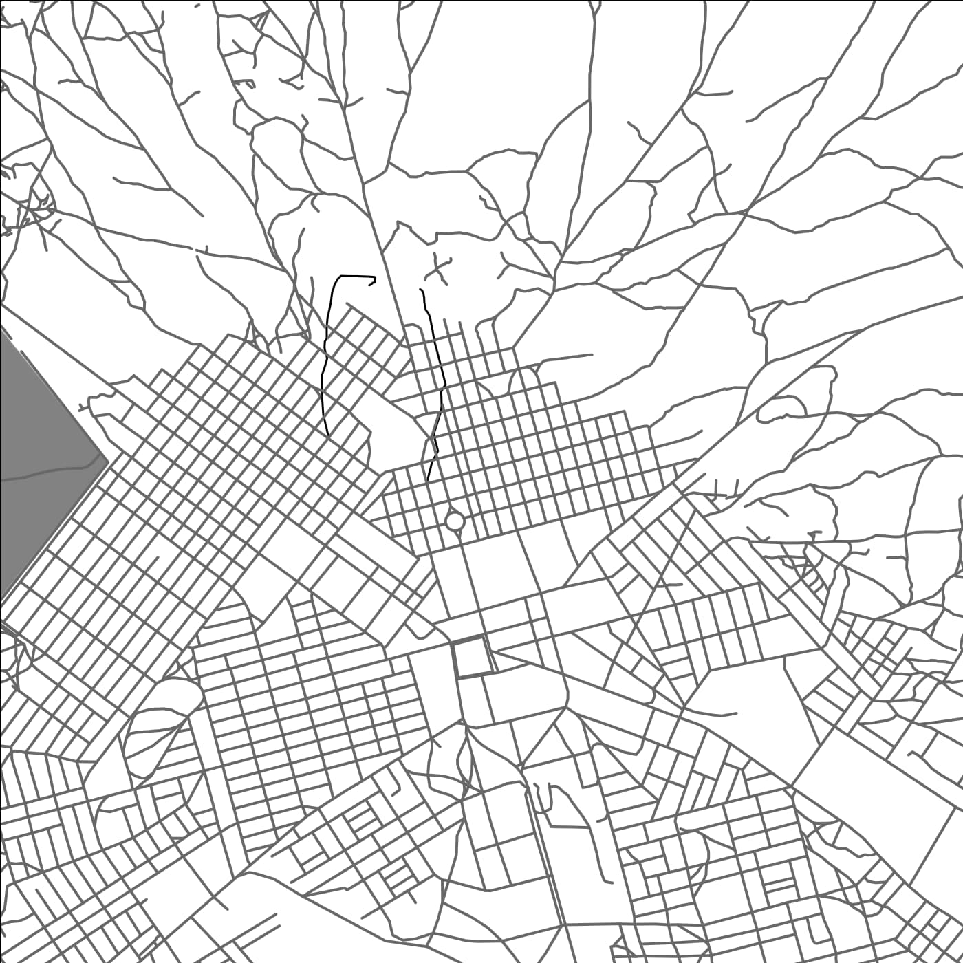 ROAD MAP OF OUAHIGOUYA, BURKINA FASO BY MAPBAKES