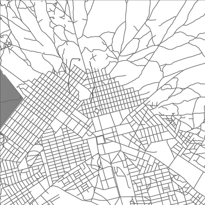 ROAD MAP OF OUAHIGOUYA, BURKINA FASO BY MAPBAKES