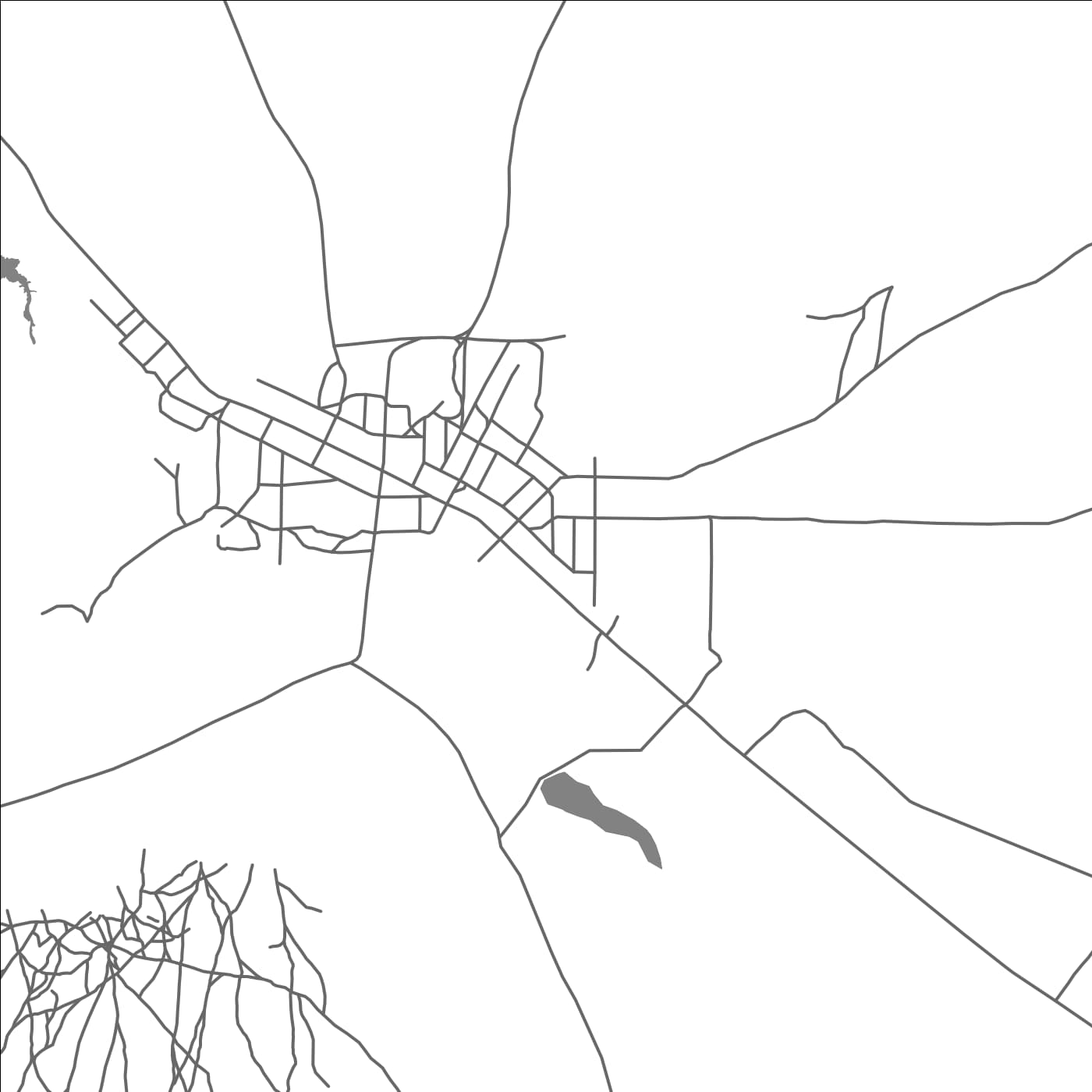 ROAD MAP OF REO, BURKINA FASO BY MAPBAKES