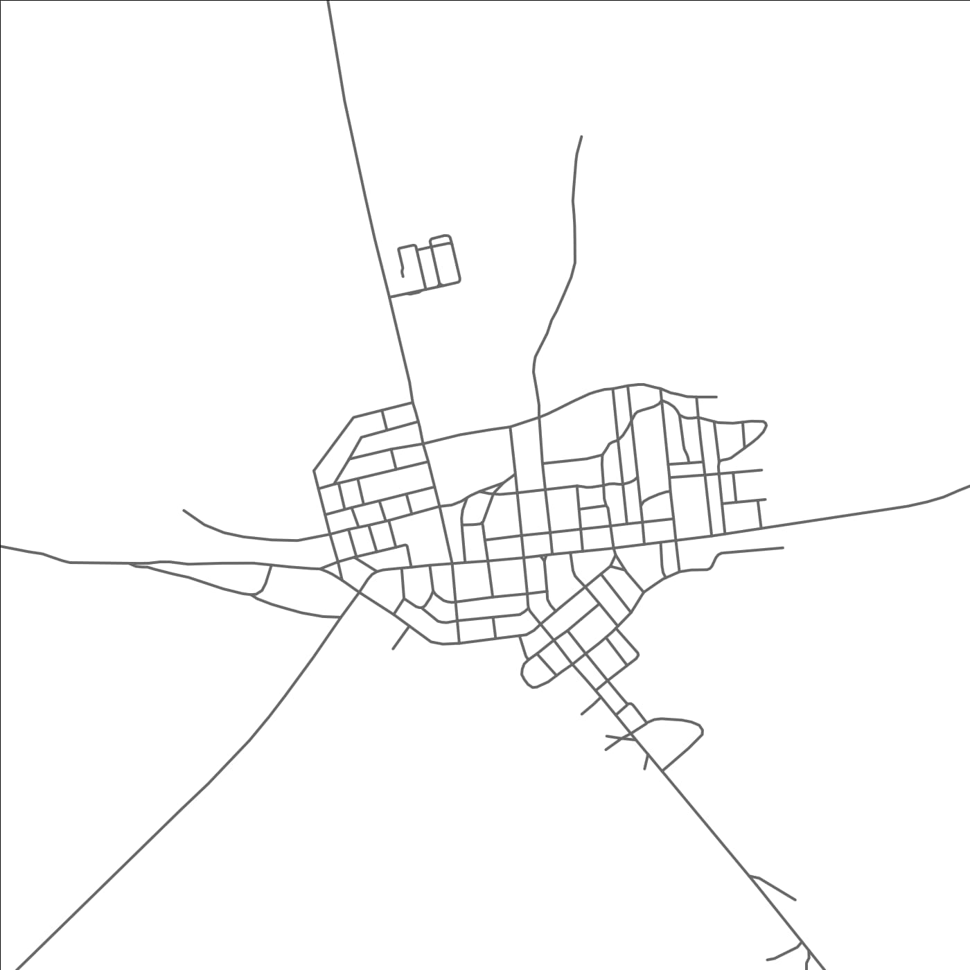 ROAD MAP OF SALANSO, BURKINA FASO BY MAPBAKES