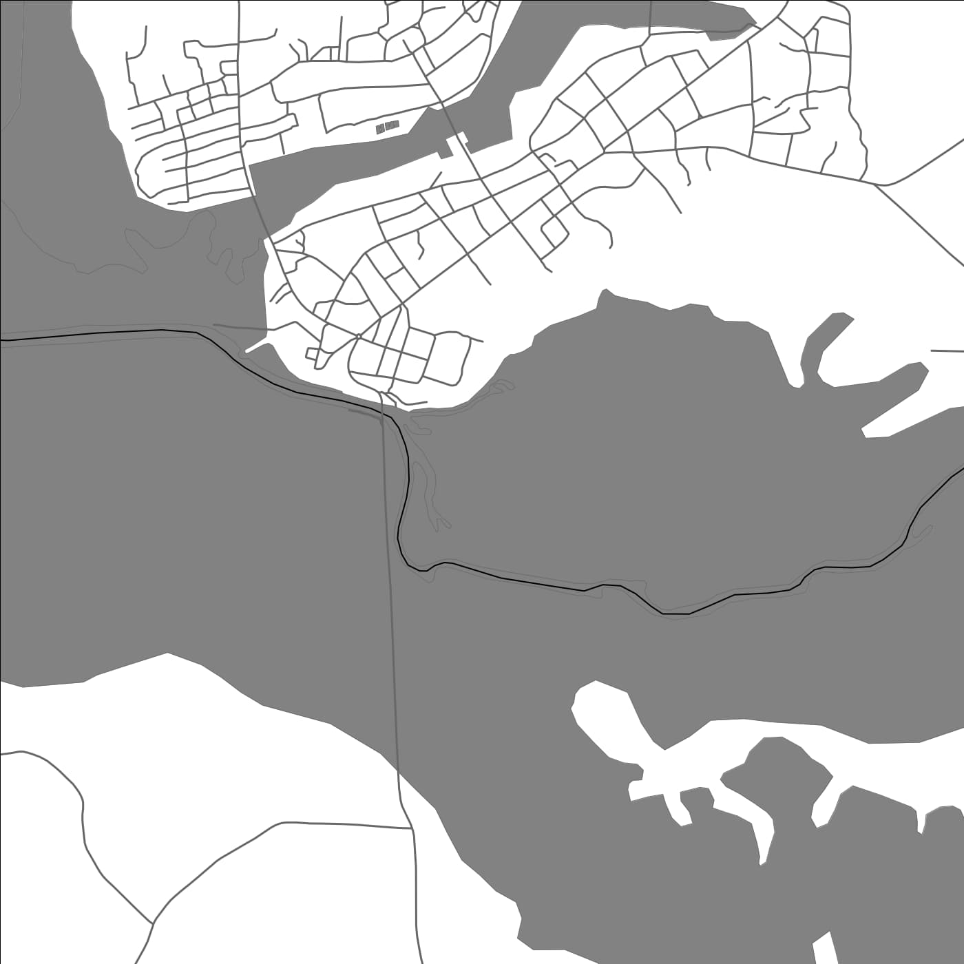 ROAD MAP OF AKONOLINGA, CAMEROON BY MAPBAKES