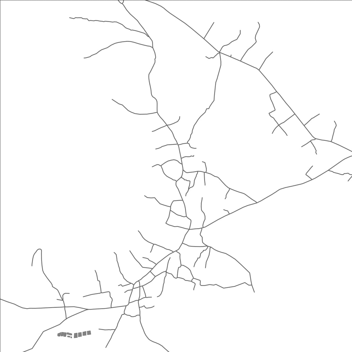 ROAD MAP OF BAMESSING, CAMEROON BY MAPBAKES