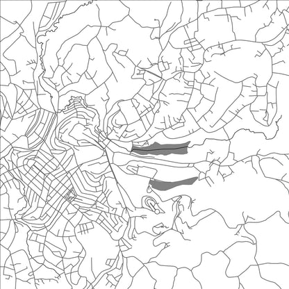 ROAD MAP OF DSCHANG, CAMEROON BY MAPBAKES