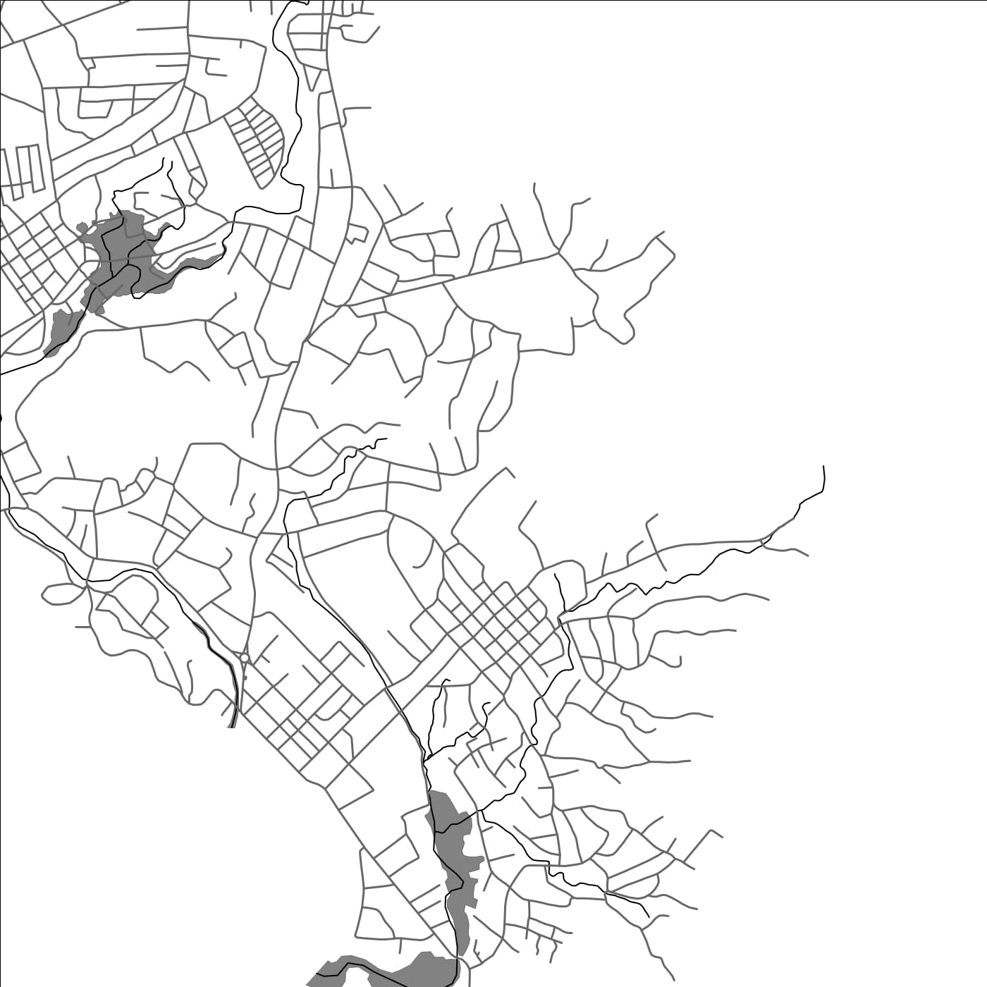 ROAD MAP OF LIMBE, CAMEROON BY MAPBAKES