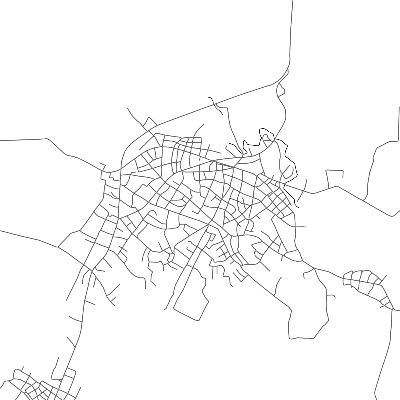 ROAD MAP OF LOUM, CAMEROON BY MAPBAKES