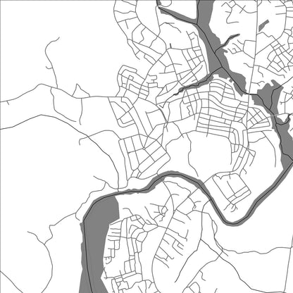ROAD MAP OF MBALMAYO, CAMEROON BY MAPBAKES