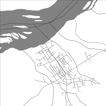 ROAD MAP OF MONATELE, CAMEROON BY MAPBAKES