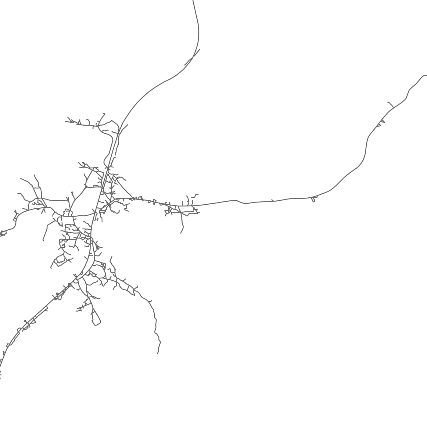 ROAD MAP OF NGOULEMAKONG, CAMEROON BY MAPBAKES