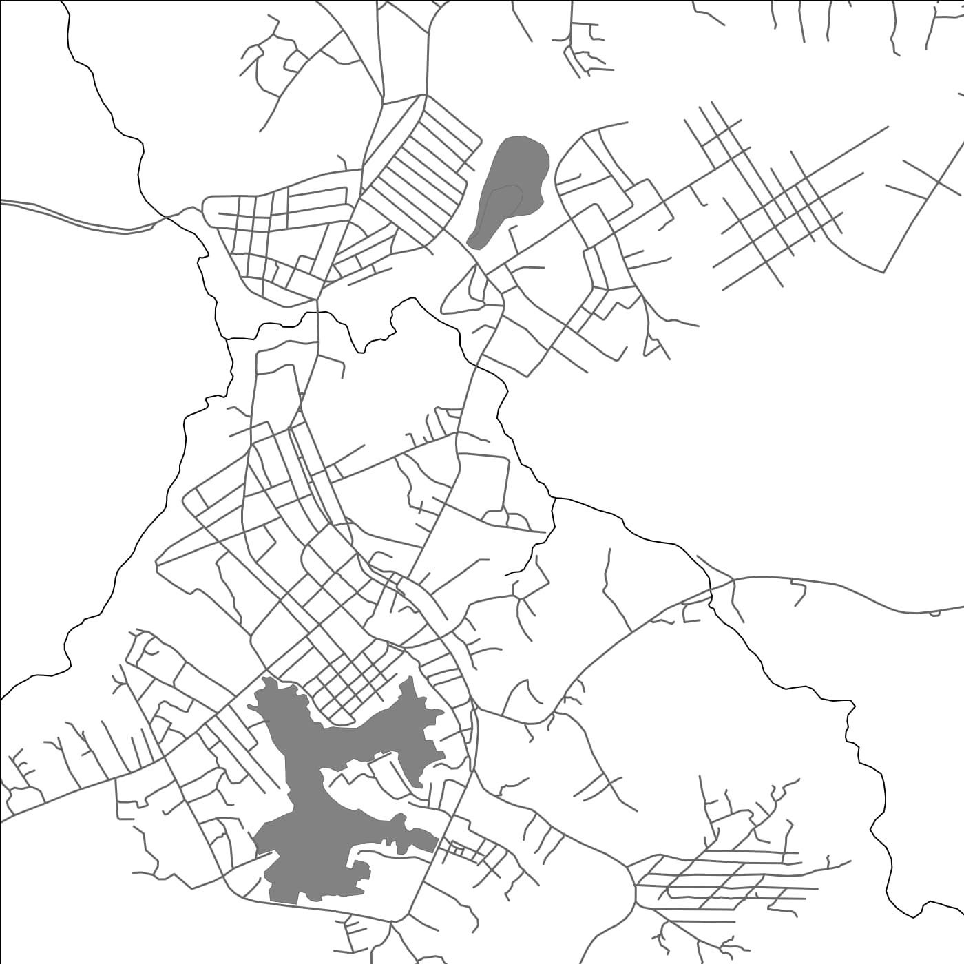 ROAD MAP OF SANGMELIMA, CAMEROON BY MAPBAKES