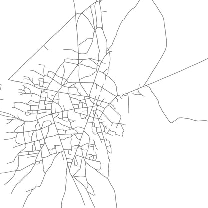 ROAD MAP OF TOUBORO, CAMEROON BY MAPBAKES